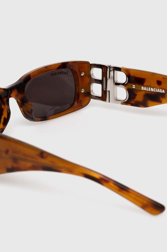 Okulary przeciwsłoneczne Balenciaga brązowy BB0096S
