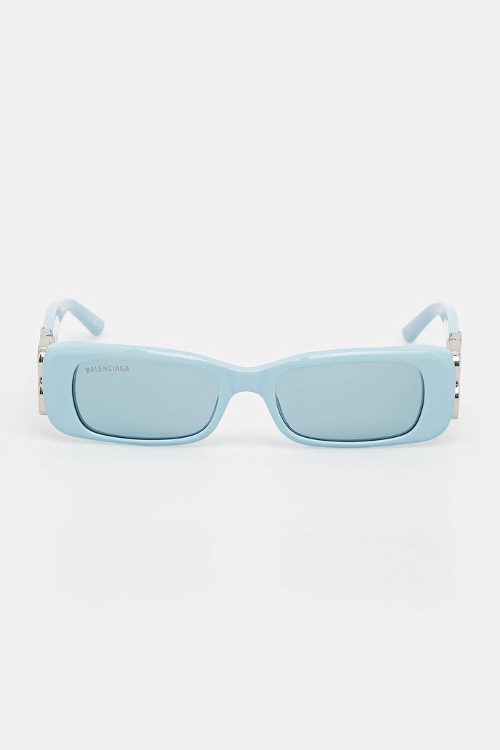 Balenciaga okulary przeciwsłoneczne BB0096S srebrny AA00