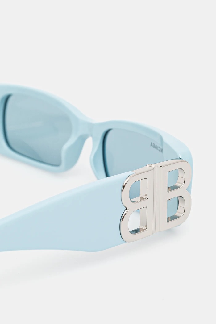 Akcesoria Balenciaga okulary przeciwsłoneczne BB0096S srebrny