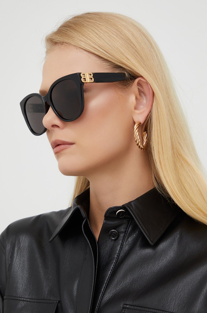 Balenciaga Okulary przeciwsłoneczne czarny BB0103SA