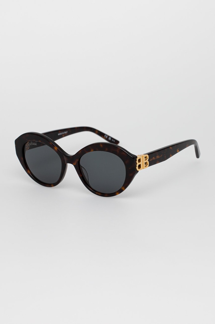 Balenciaga Okulary przeciwsłoneczne BB0133S brązowy AA00