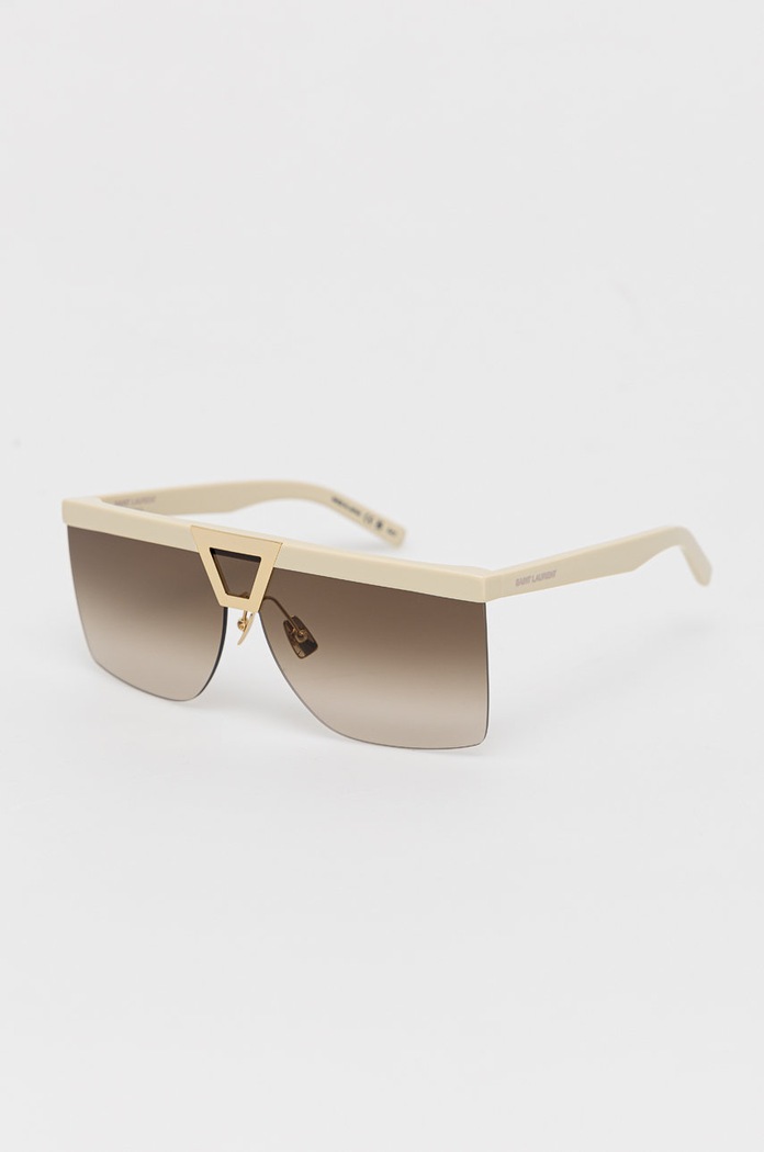 Saint Laurent okulary przeciwsłoneczne PALACE SL.537.PALACE beżowy AA00