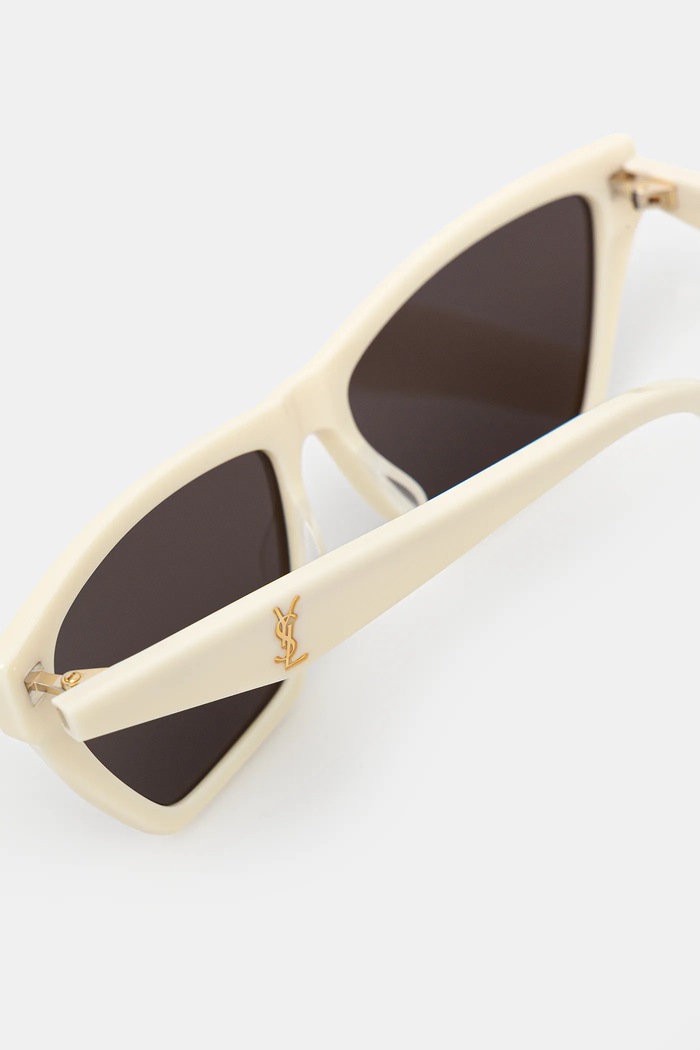 Saint Laurent okulary przeciwsłoneczne beżowy SL.M103
