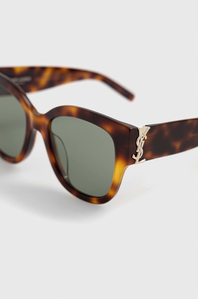 Saint Laurent okulary przeciwsłoneczne brązowy SL.M95/F