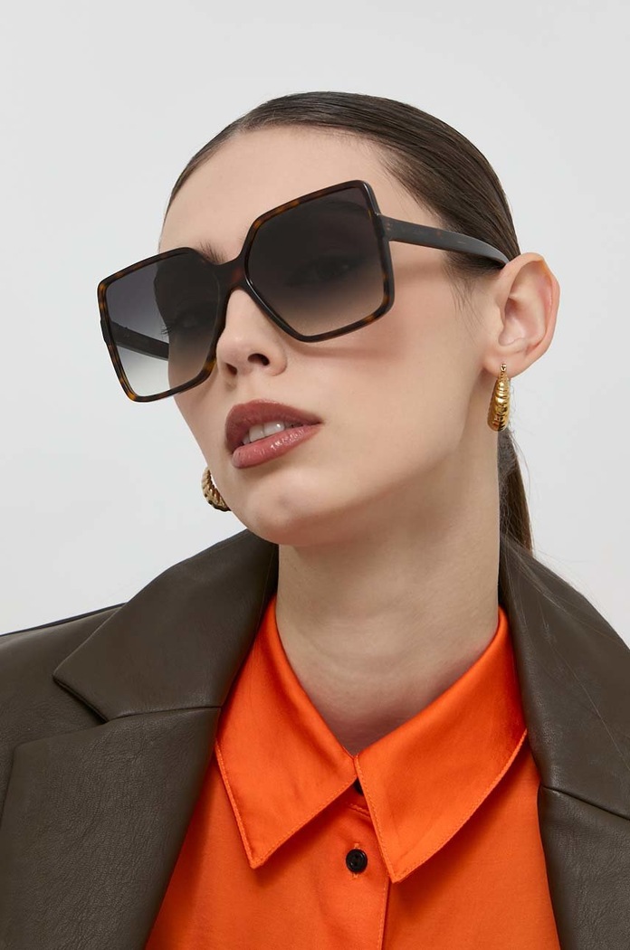 Saint Laurent okulary przeciwsłoneczne BETTY jednolita szary SL.232.BETTY