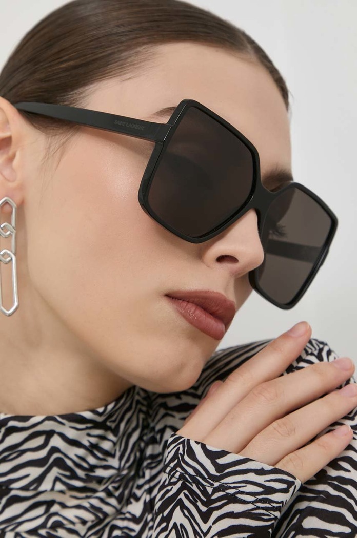 Sluneční brýle Saint Laurent Betty jednotná černá SL.232.BETTY
