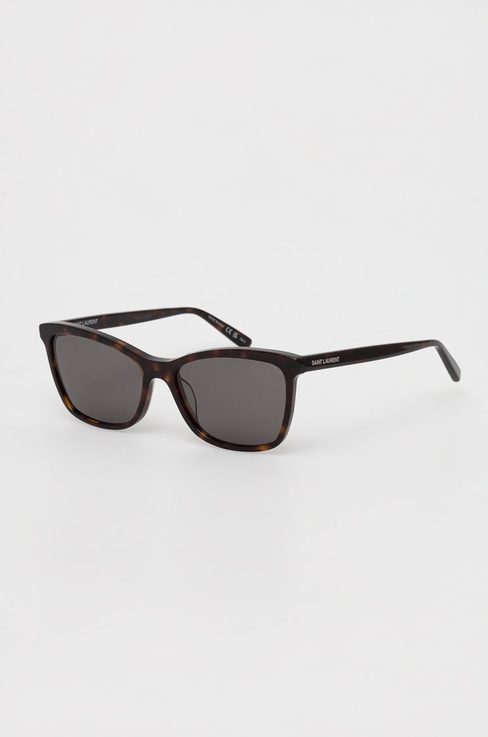 Akcesoria Saint Laurent okulary przeciwsłoneczne SL.502 brązowy