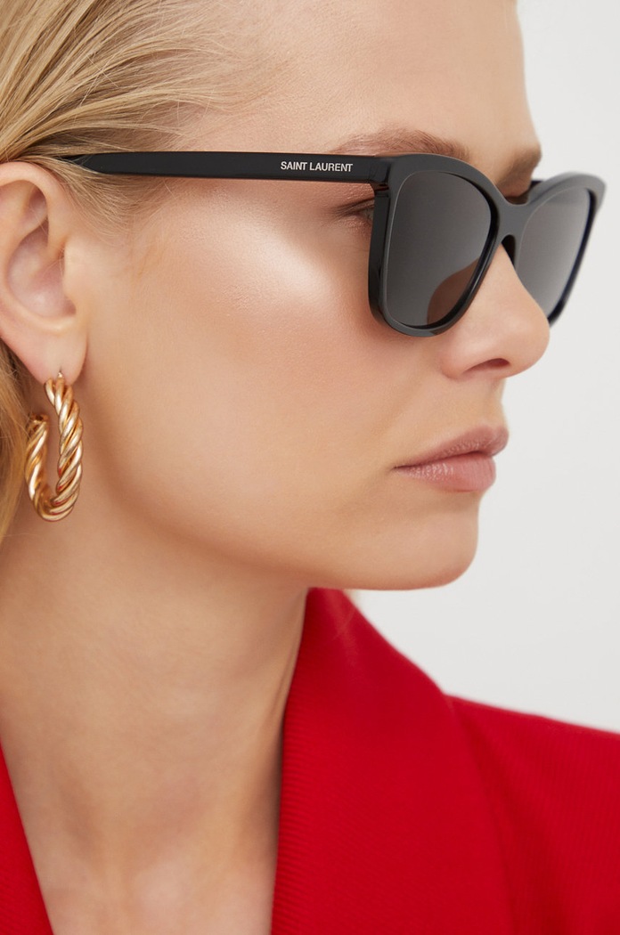 Saint Laurent okulary przeciwsłoneczne SL.502 czarny