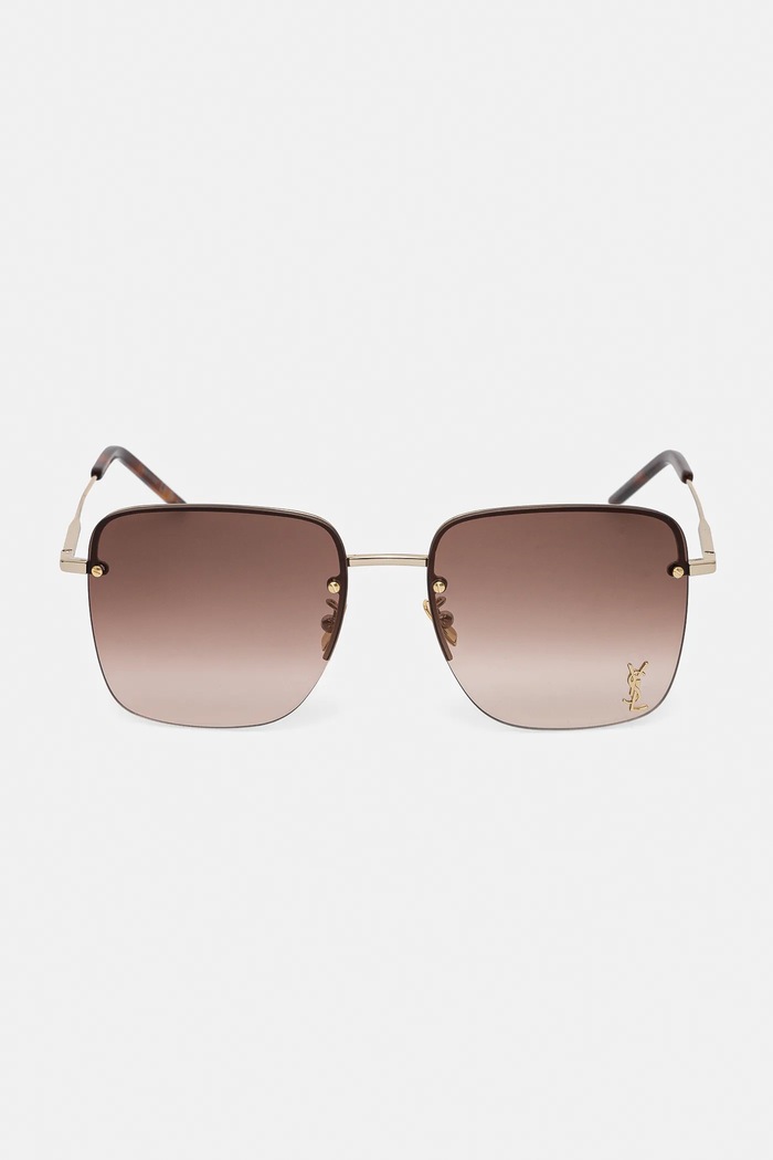 Akcesoria Saint Laurent okulary przeciwsłoneczne SL.312.M złoty