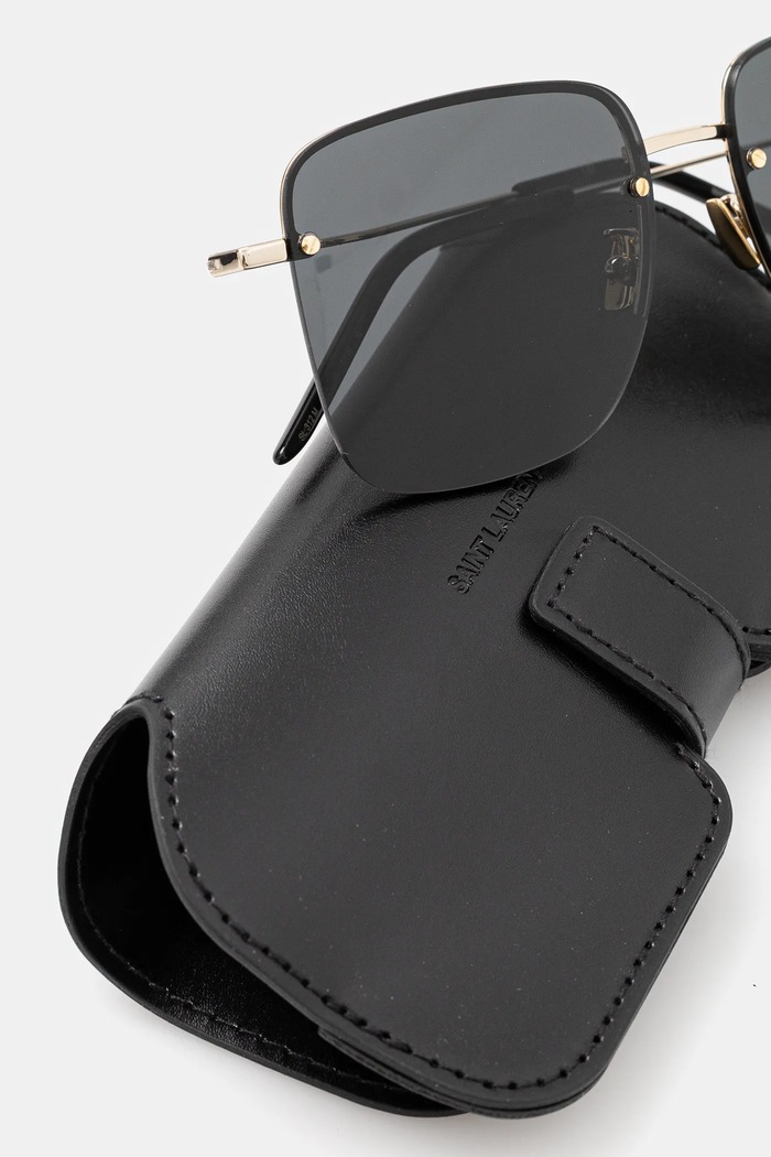 Saint Laurent okulary przeciwsłoneczne złoty SL.312.M