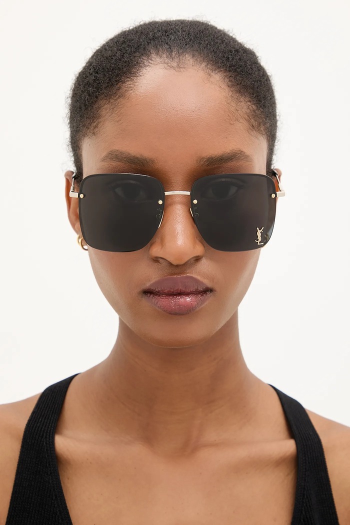 Saint Laurent okulary przeciwsłoneczne SL.312.M złoty