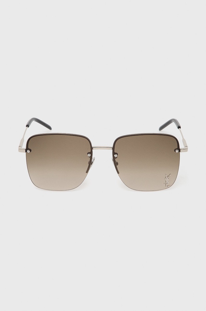 Akcesoria Saint Laurent okulary przeciwsłoneczne SL.312.M srebrny