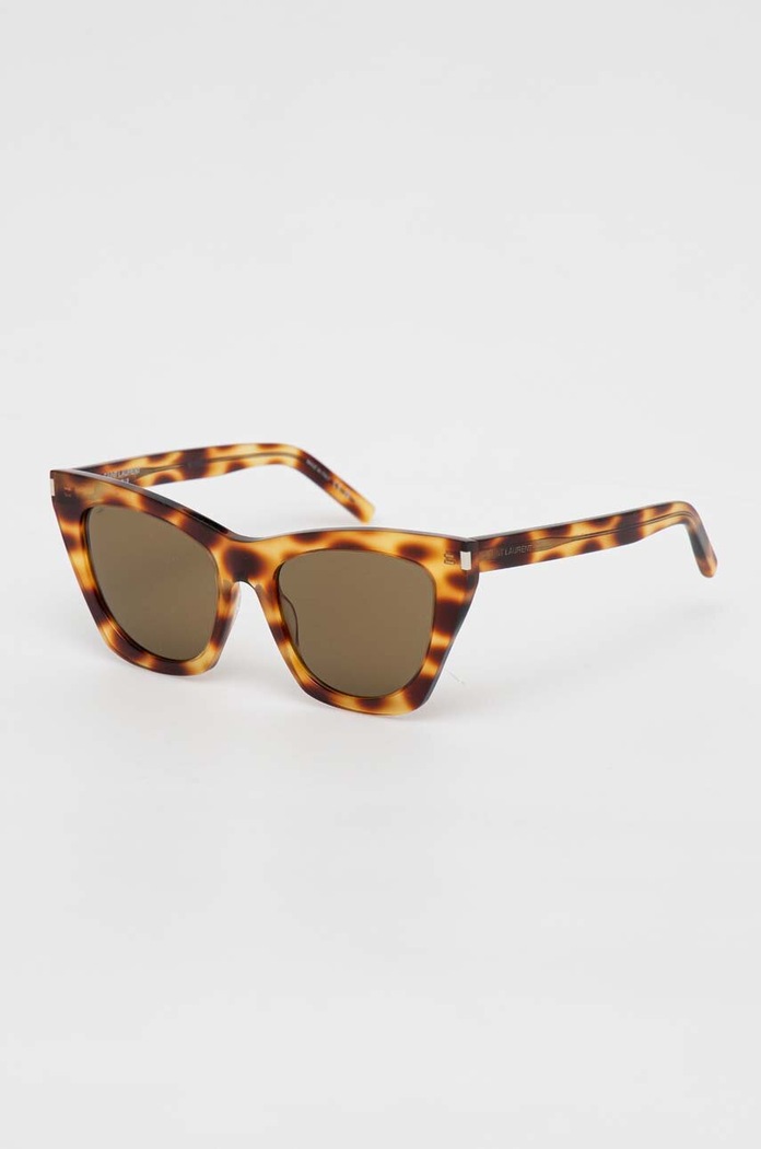 Saint Laurent okulary przeciwsłoneczne KATE SL.214.KATE beżowy AA00