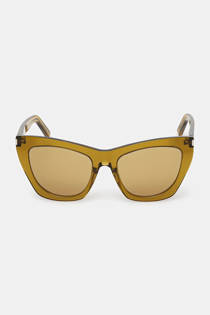 Slnečné okuliare Saint Laurent KATE SL.214.KATE hnedá AA00