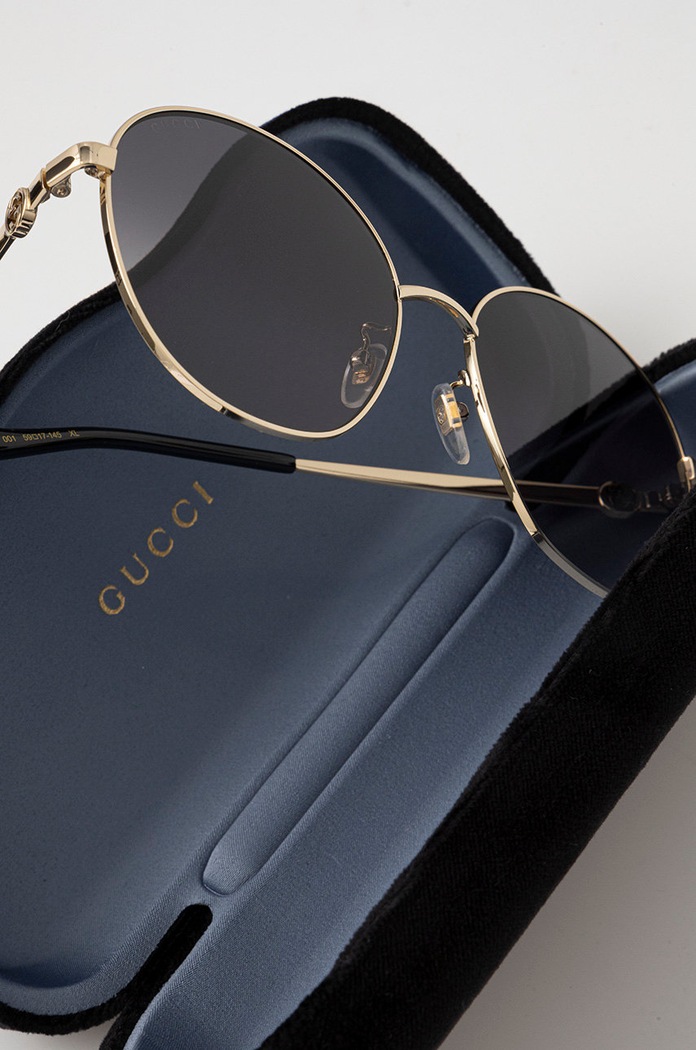 Okulary przeciwsłoneczne Gucci GG1090SA złoty