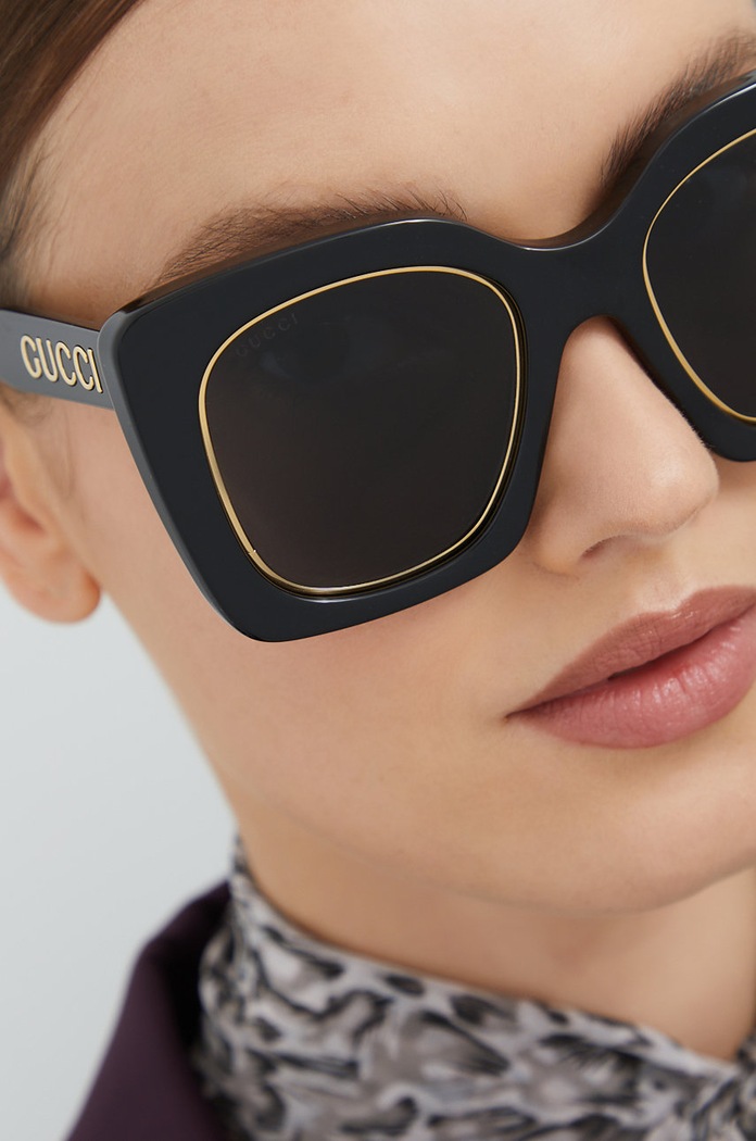 Gucci okulary przeciwsłoneczne GG1151S czarny