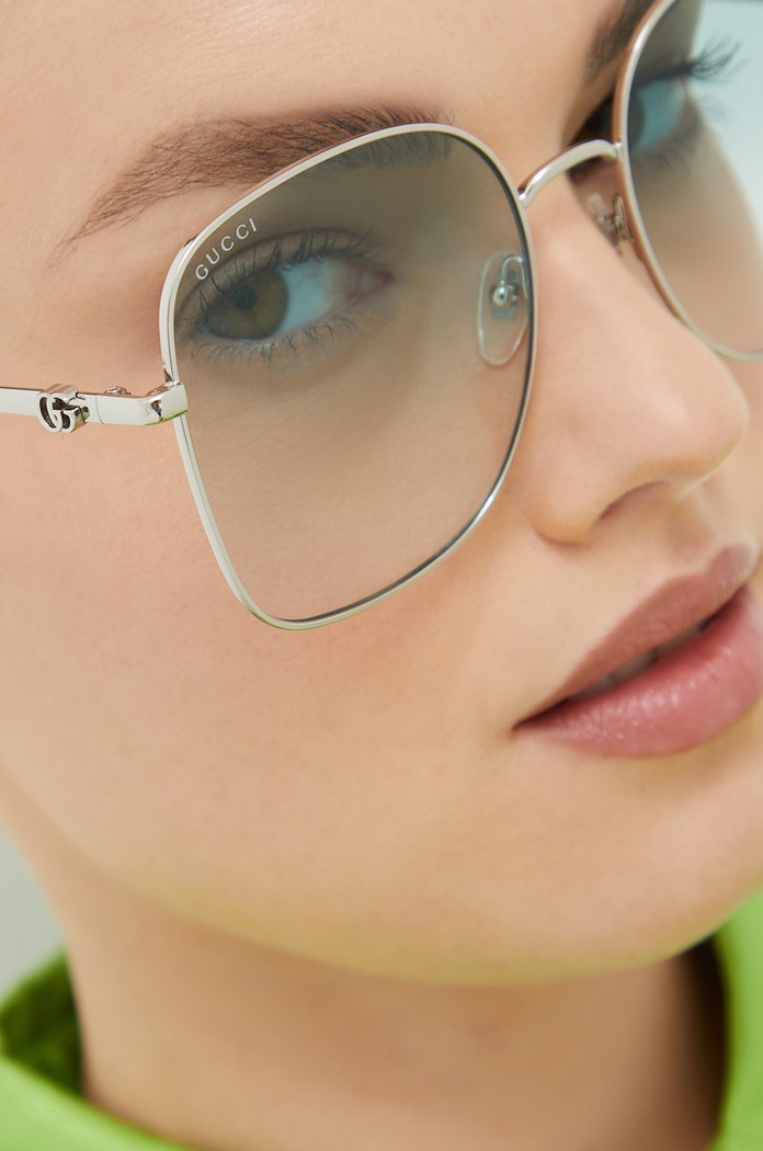 Ochelari de soare Gucci verde GG1143S