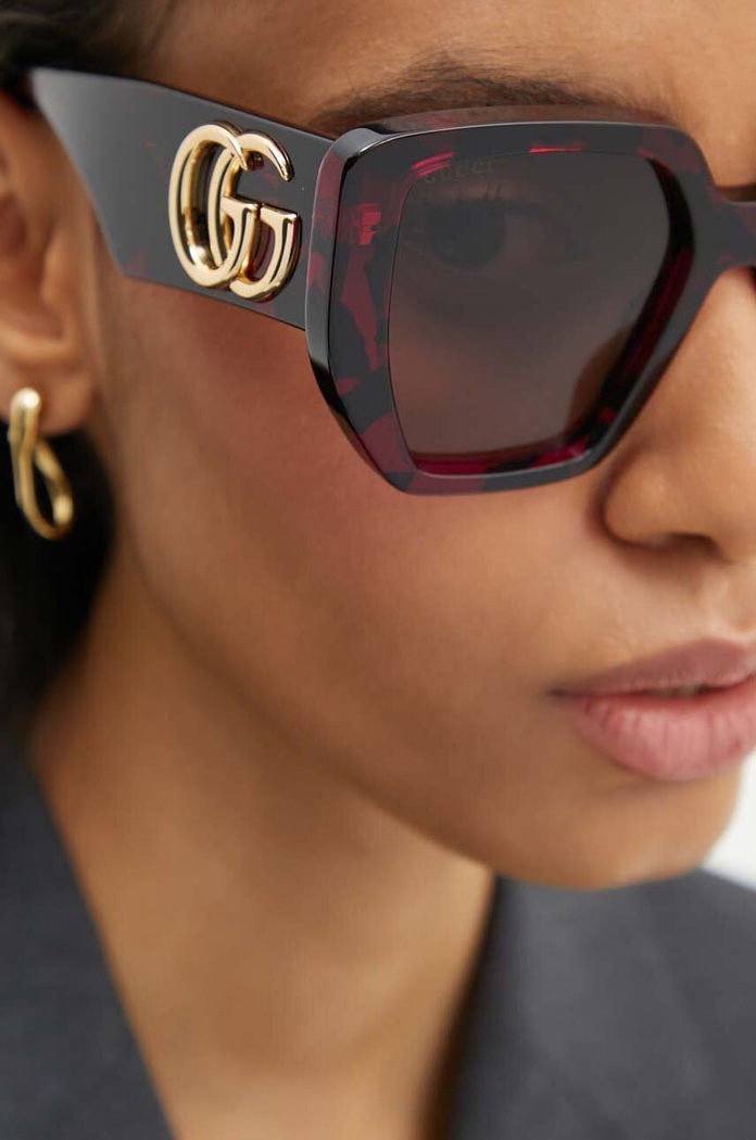 Gucci Okulary przeciwsłoneczne kwadratowe damskie GG0956S