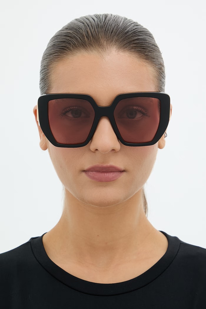 Gucci occhiali da sole quadrati da donna GG0956S