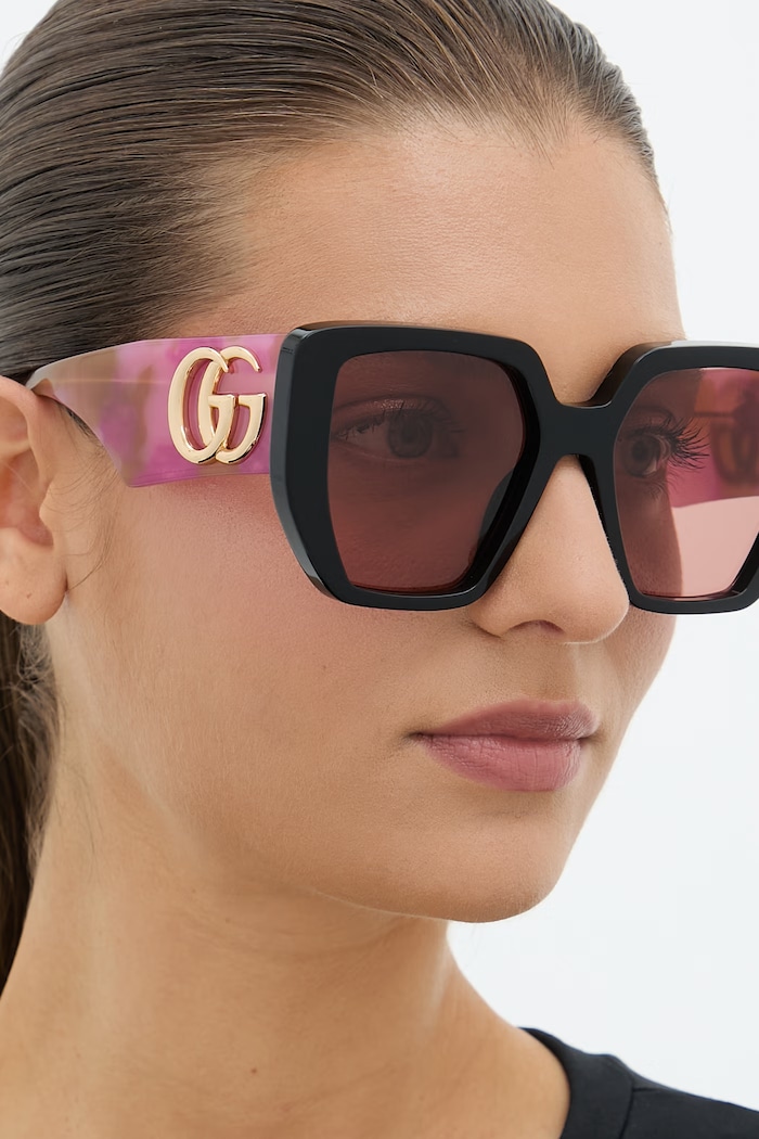 Gucci occhiali da sole quadrati da donna GG0956S