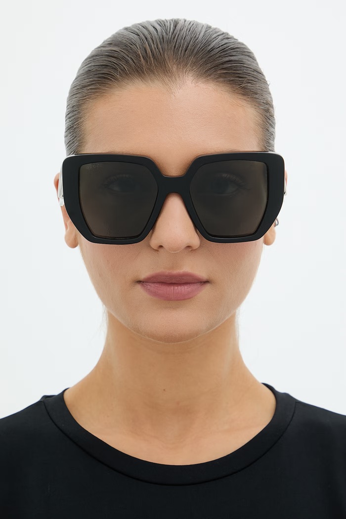 Gucci occhiali da sole quadrati da donna GG0956S