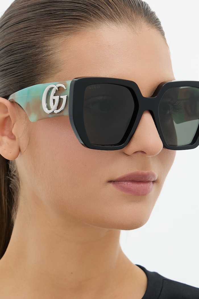 Gucci occhiali da sole quadrati da donna GG0956S