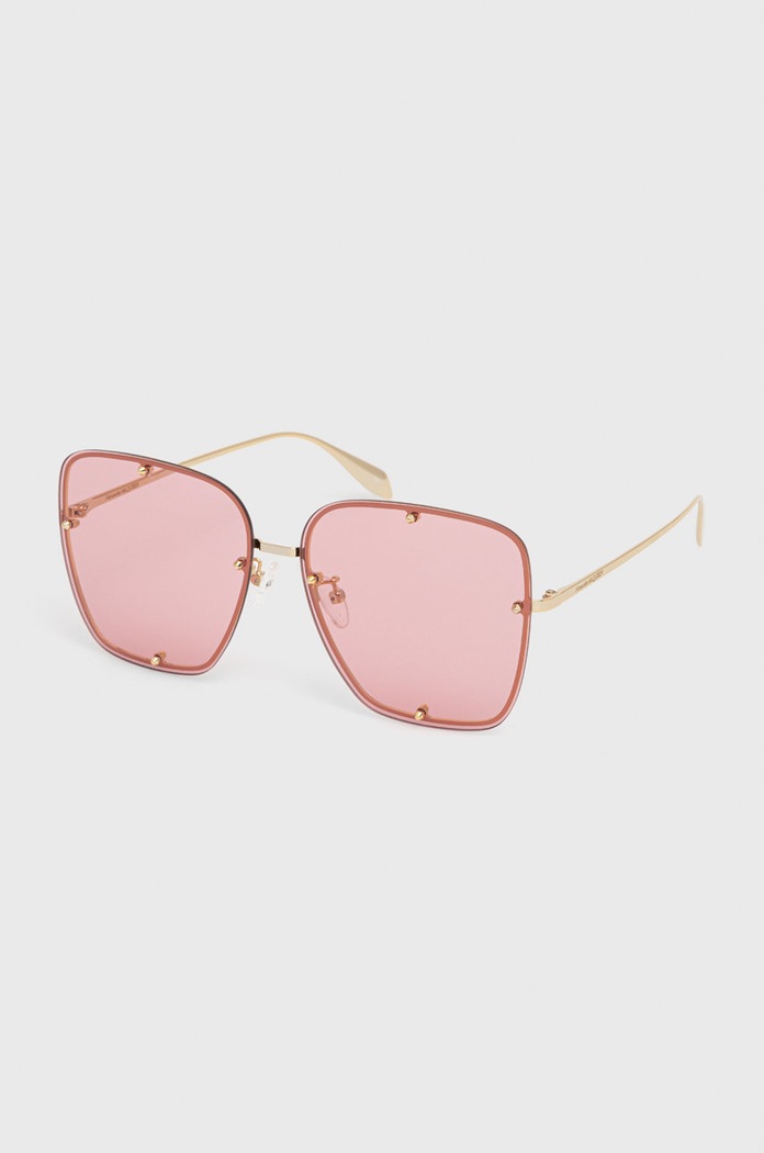 Slnečné okuliare Alexander McQueen AM0364S ružová AA00