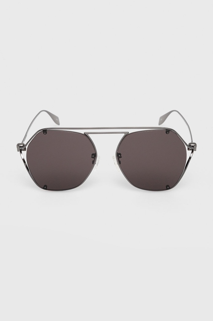 Akcesoria Alexander McQueen okulary przeciwsłoneczne AM0367S szary