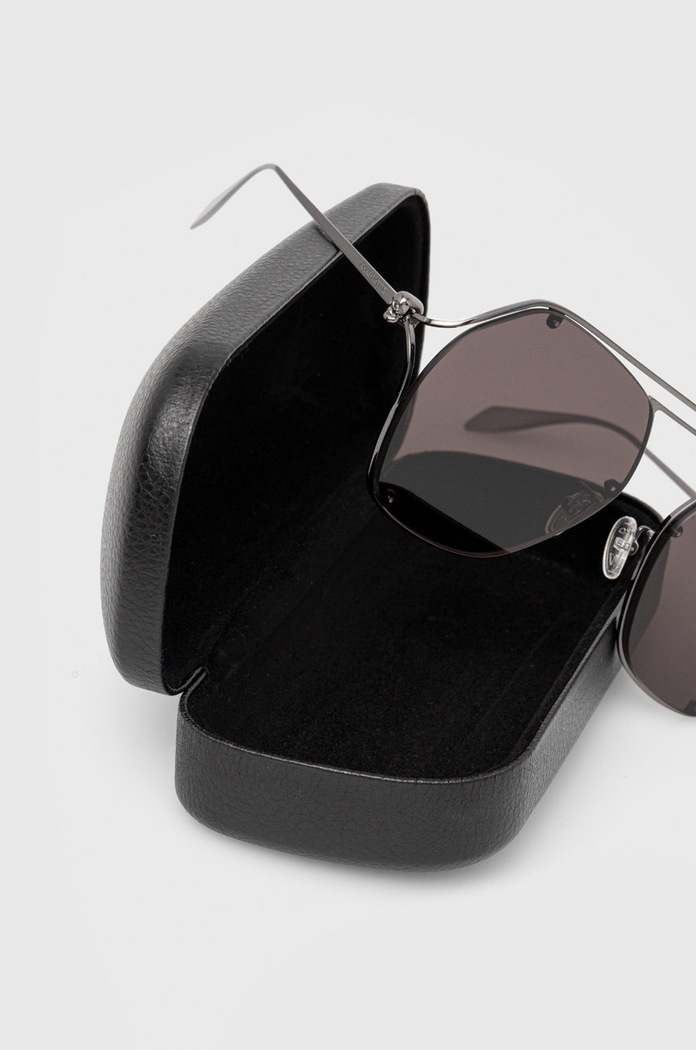 Alexander McQueen okulary przeciwsłoneczne AM0367S szary