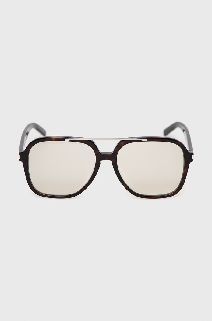 Akcesoria Saint Laurent Okulary przeciwsłoneczne pilotki damskie SL.545 brązowy