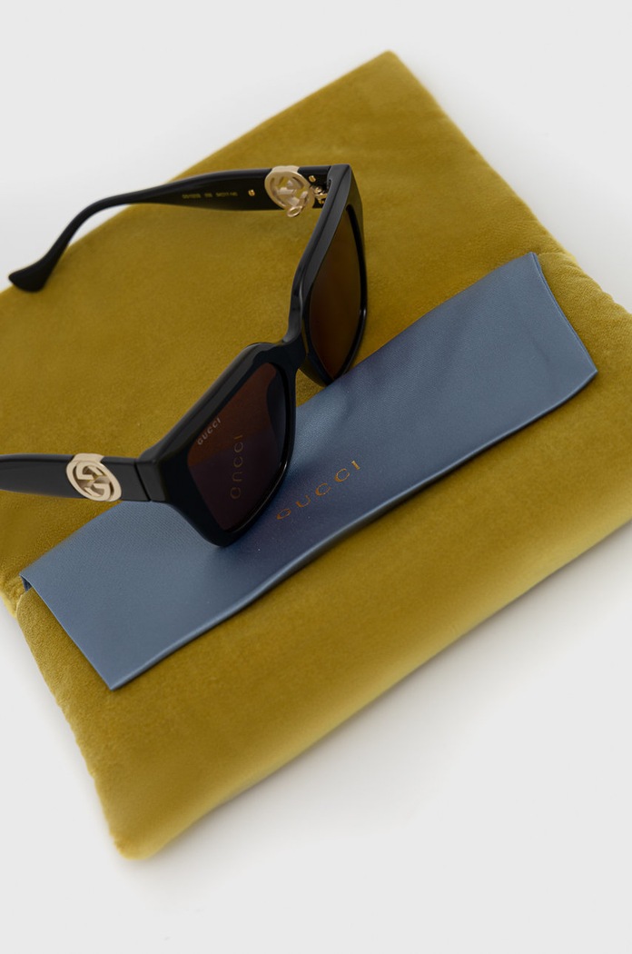 Gucci okulary przeciwsłoneczne brązowy GG1023S.005