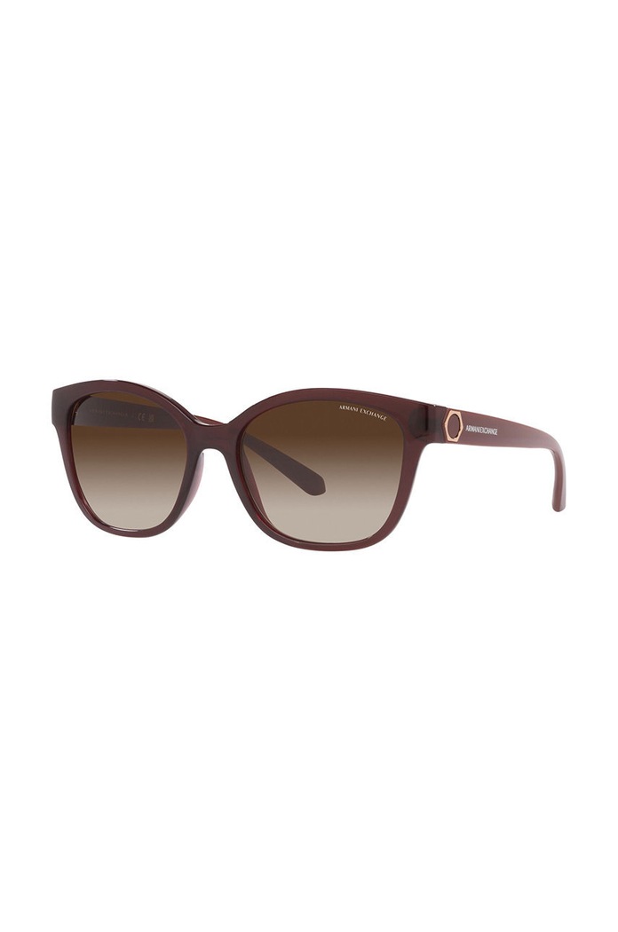 Sunčane naočale Armani Exchange 0AX4127S smeđa AA00