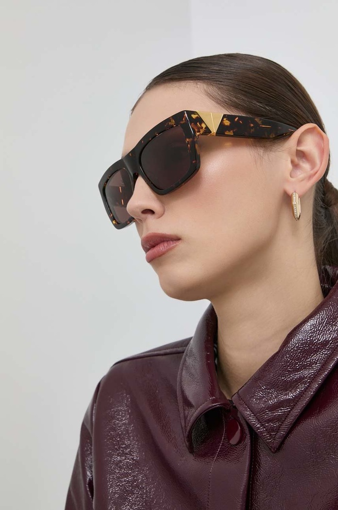 Γυαλιά ηλίου Bottega Veneta BV1178S ορθογώνιο καφέ BV1178S