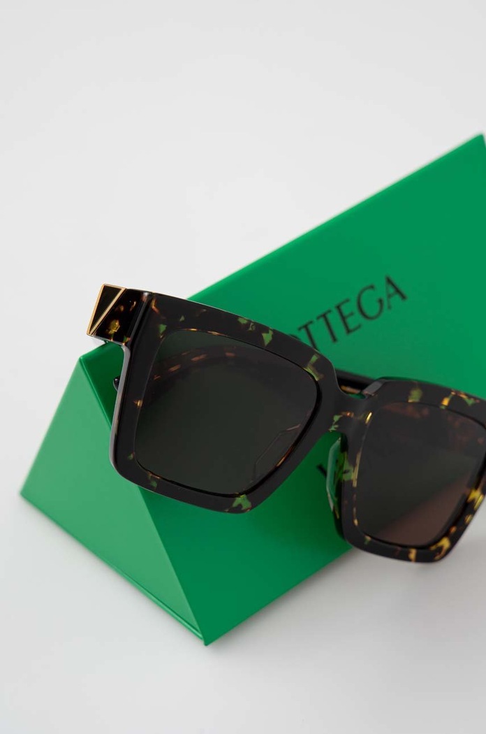 Bottega Veneta okulary przeciwsłoneczne BV1198SA brązowy