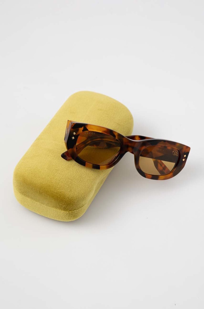 Gucci okulary przeciwsłoneczne GG1215S brązowy