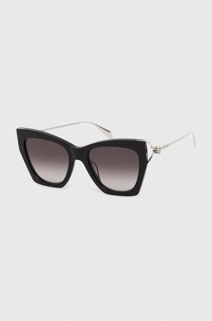 Sluneční brýle Alexander McQueen AM0375S stříbrná AA00