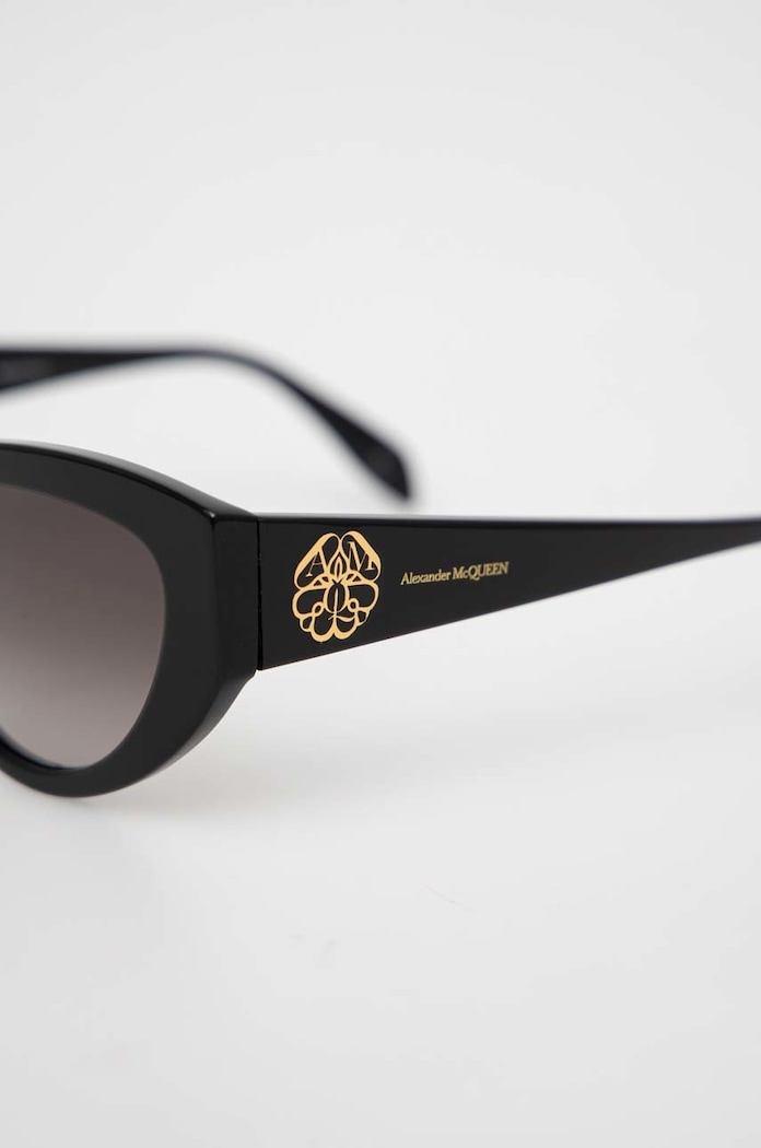 Okulary przeciwsłoneczne Alexander McQueen AM0377S czarny