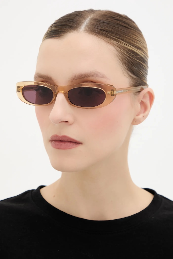 Saint Laurent ochelari de soare SHADE uniforme bej SL.557.SHADE