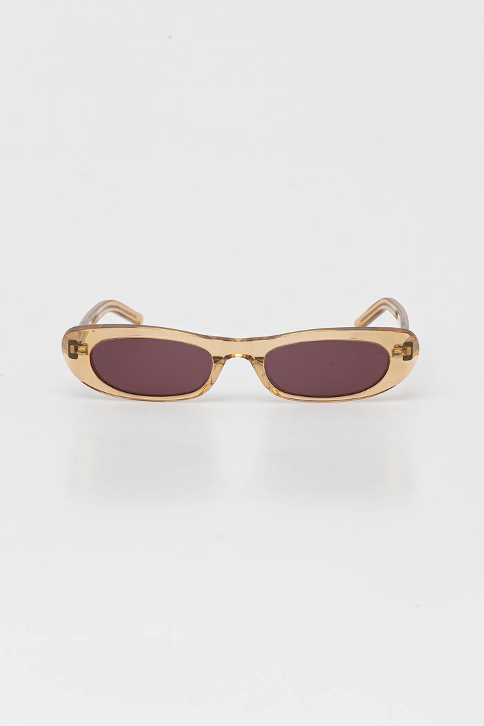 Accesorii Saint Laurent ochelari de soare SHADE SL.557.SHADE bej