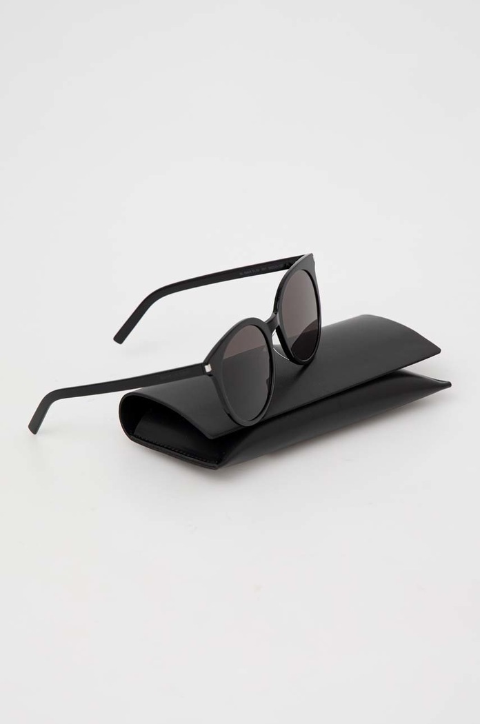 Saint Laurent okulary przeciwsłoneczne SL.566/K.SLIM czarny