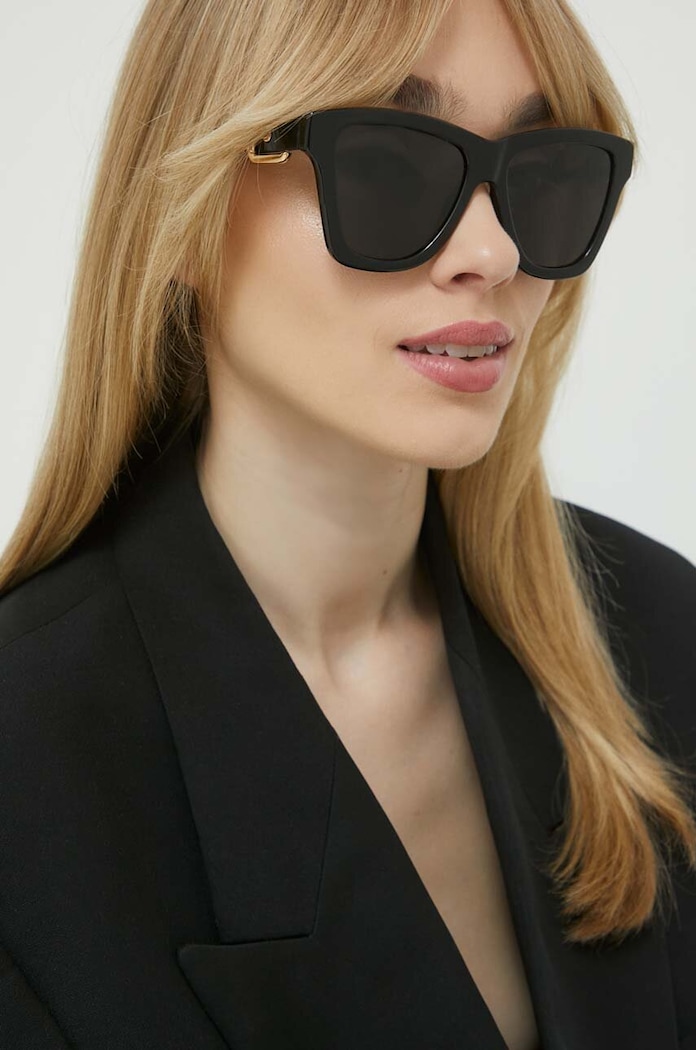 Moschino okulary przeciwsłoneczne jednolita czarny MOS131/S