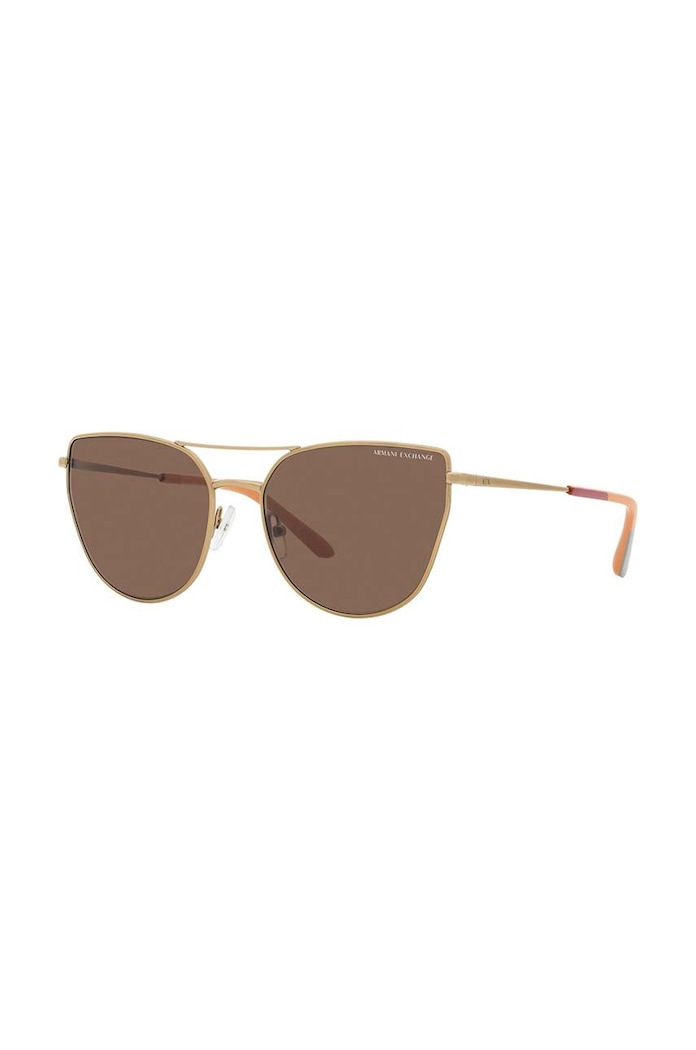 Akcesoria Armani Exchange okulary przeciwsłoneczne 0AX2045S beżowy