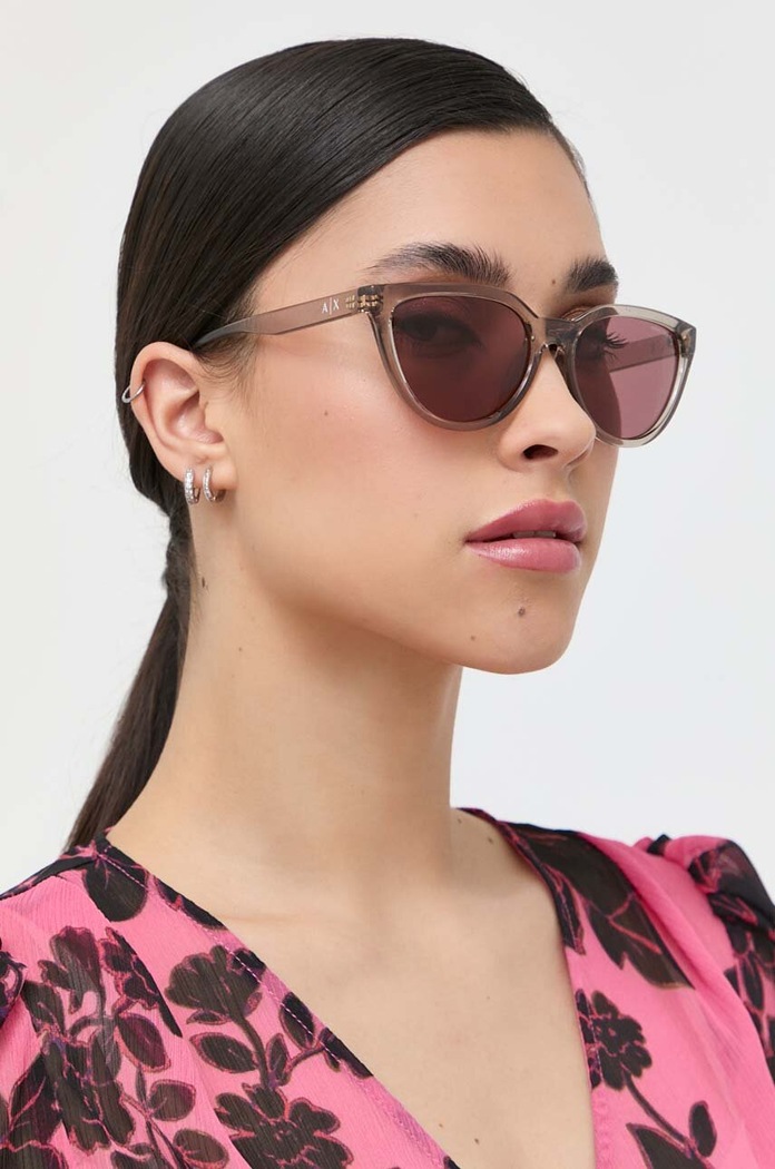 Armani Exchange Okulary przeciwsłoneczne beżowy 0AX4130SU