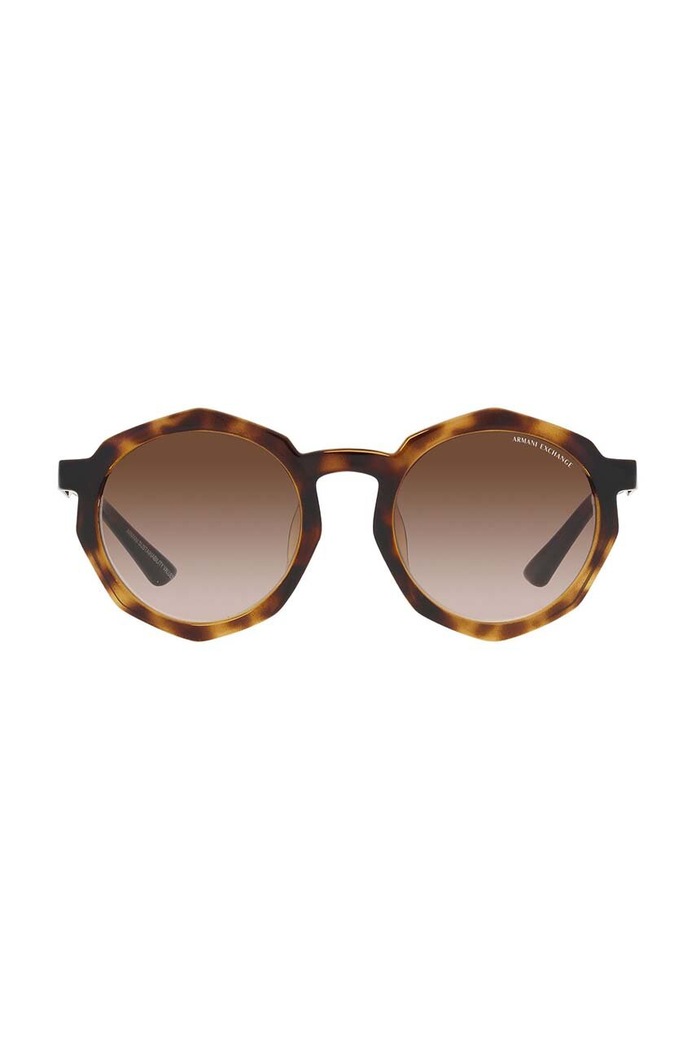 Armani Exchange okulary przeciwsłoneczne 0AX4132SU brązowy AA00