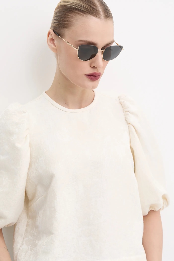 Burberry okulary przeciwsłoneczne HARPER kocie oczy czarny 0BE3144