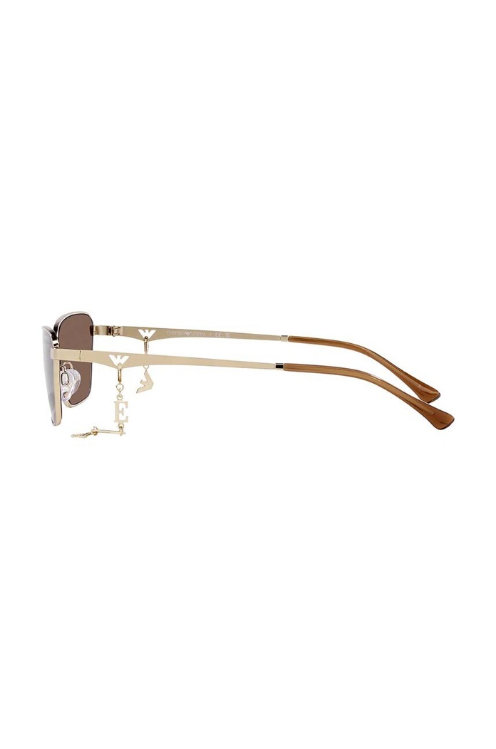 Emporio Armani okulary przeciwsłoneczne beżowy 0EA2141