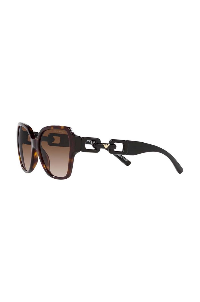 Akcesoria Emporio Armani okulary przeciwsłoneczne 0EA4202 brązowy