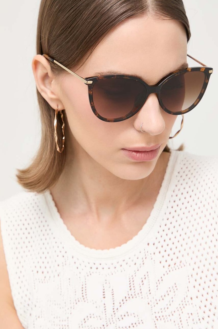 Michael Kors ochelari de soare ochi de pisică maro 0MK2184U