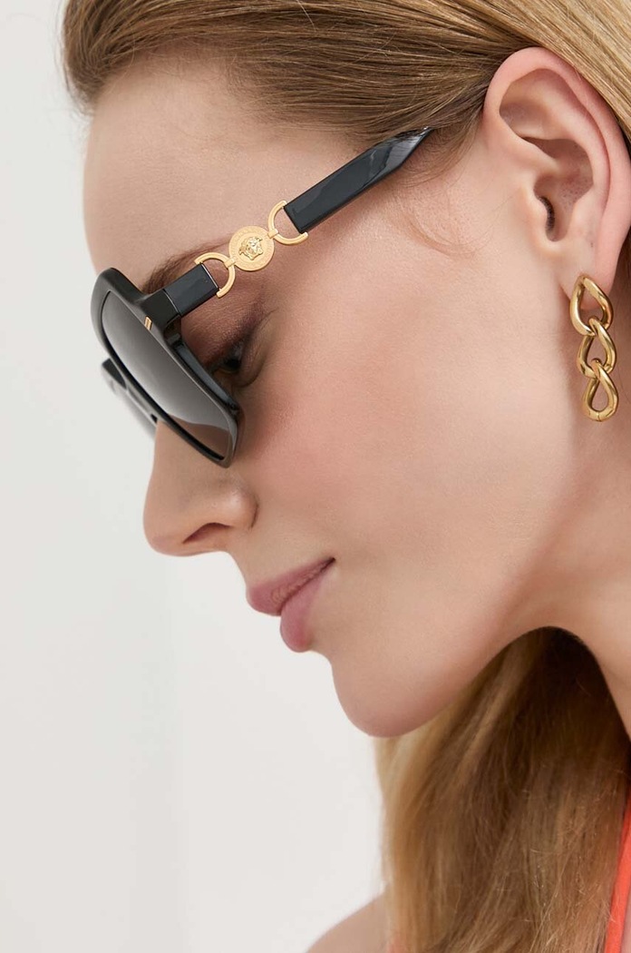 Slnečné okuliare Versace 0VE4441 čierna AA00