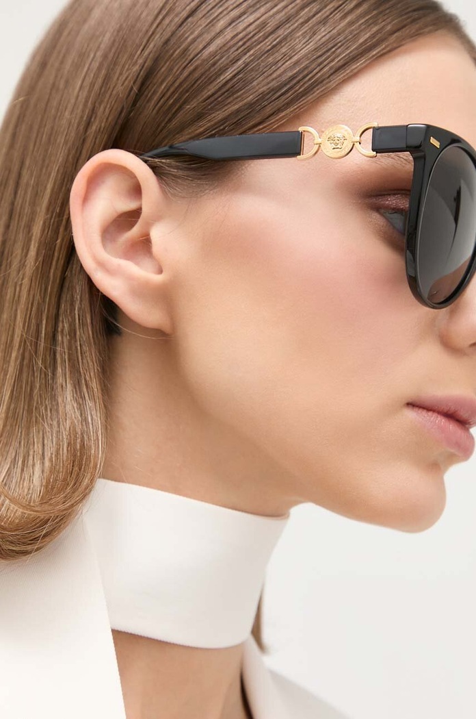 Slnečné okuliare Versace 0VE4442 čierna AA00